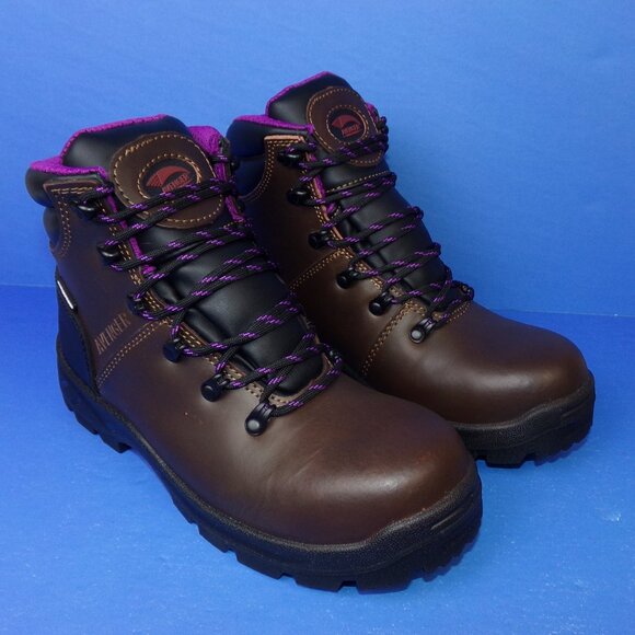 Avenger Safety Footwear Slip Resistant Work Boot Steel Toe Women’s Size 8.5 Wide - Picture 1 of 11
